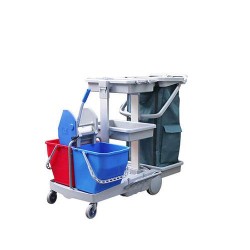 施達 帶剎車雙桶榨水清潔服務車 施達 帶剎車雙桶榨水清潔服務車